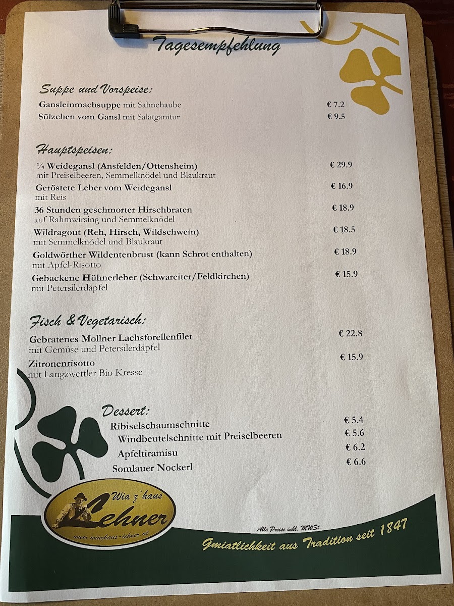 Menu Wia Z'haus Lehner-1